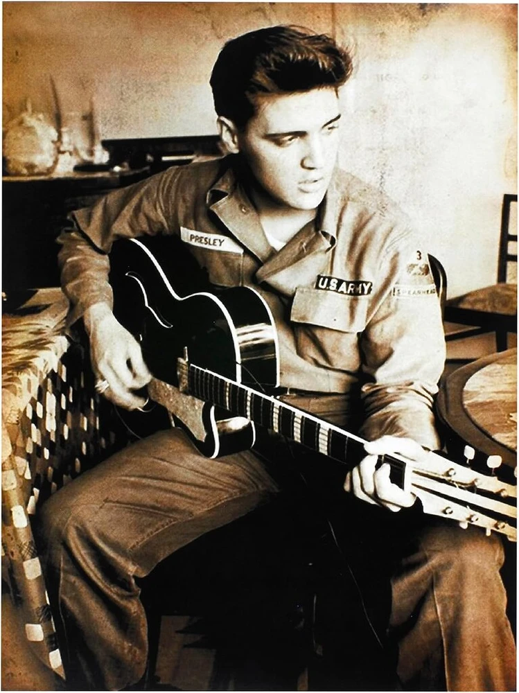 Plakatas Kustom Art Elvis Presley garsūs Holivudo aktoriai, neįrėmintas sienos meno spaudinys 40x30cm