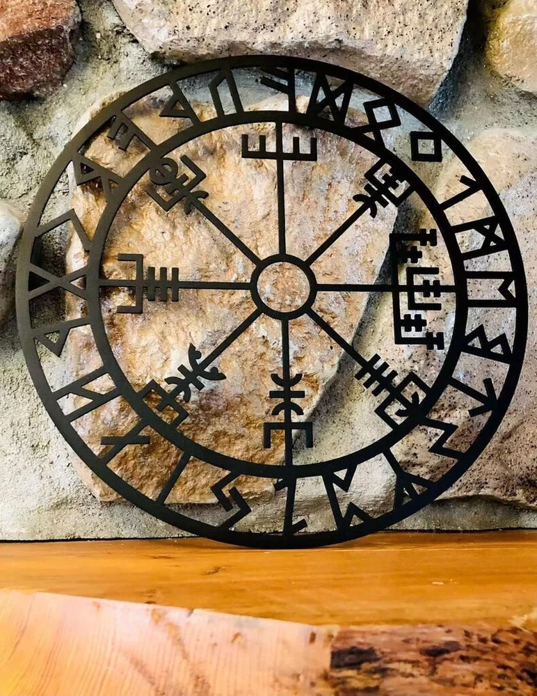 Plakatas Tuhnhgd vikingų dekoracija, metalinė sienų dekoracija, dekoratyvinė siena, antikvarinė metalinė etiketė, tinkama svetainei, miegamajam, vonios kambariui ir namų sienų dekoravimui, didelis juodo metalo sienų menas
