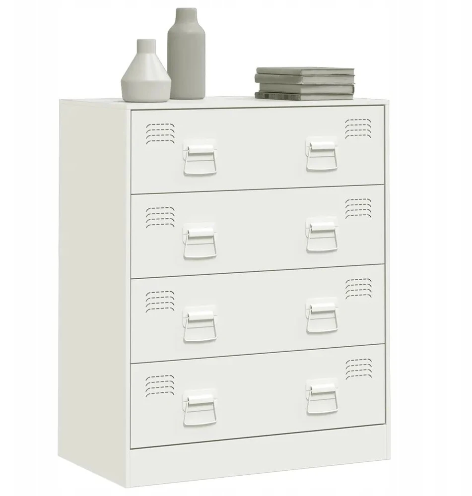 Plieninė spintelė 67x39x83 balta