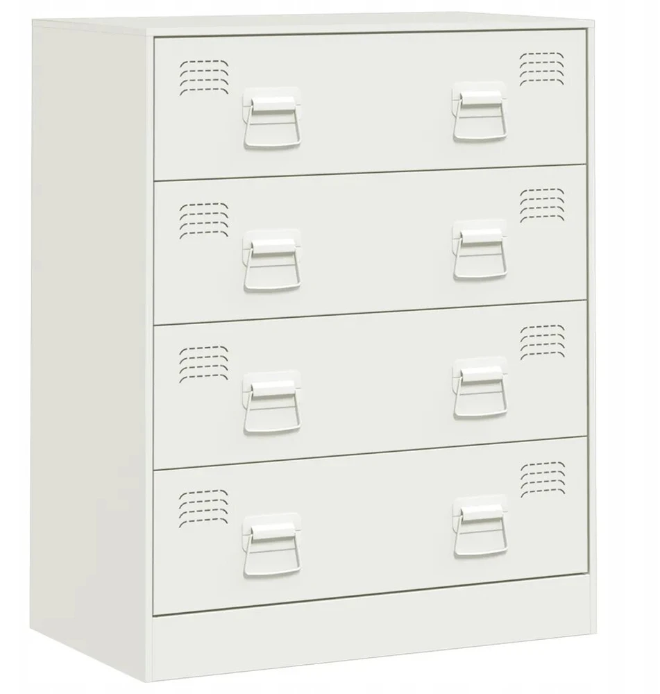 Plieninė spintelė 67x39x83 balta