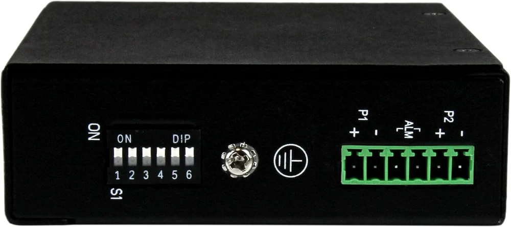 Pramoninis Gigabit Ethernet jungiklis, 5 prievadai, Din bėgelis/sieninis tvirtinimas