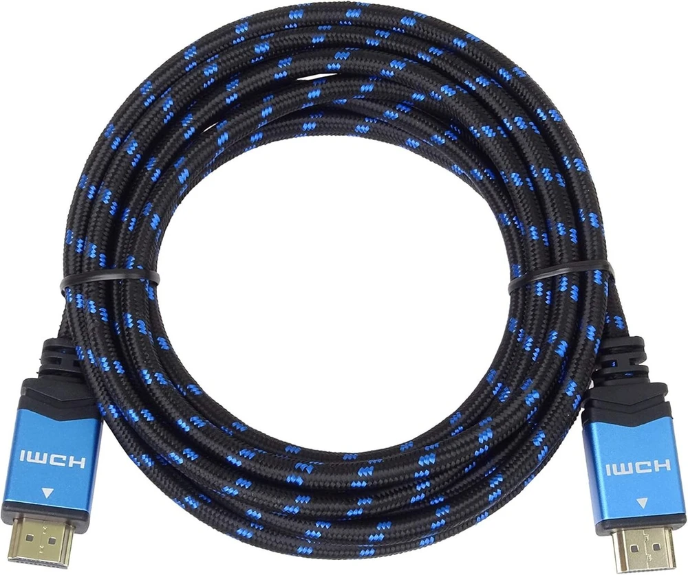 Premiumcord 4k High Speed Hdmi 2.0b kabelis 3 m M/m 18 Gbps su Ethernet, suderinamas su Video 4k @ 60hz Uhd 2160p, 3d - paauksuotos jungtys, medvilnės danga, 3 m