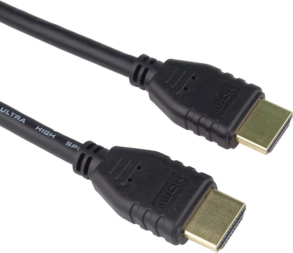 Premiumcord 8k Ultra High Speed Hdmi 2.1 kabelis M/m 48gbps su Ethernet, suderinamas su 8k @ 60hz vaizdo įrašu, Deep Colour, 3d, Earc, Hdr, 3x ekranuotas, paauksuotos jungtys, juodas, 3 m