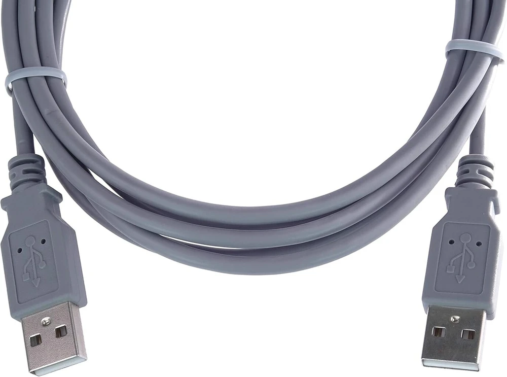 Premiumcord Usb 2.0 didelės spartos kabelis M/m 3 m, A Male į A Male, Usb jungties kabelis Hdd ir kt., dvigubai ekranuotas, Awg28, pilka spalva, ilgis 3 m