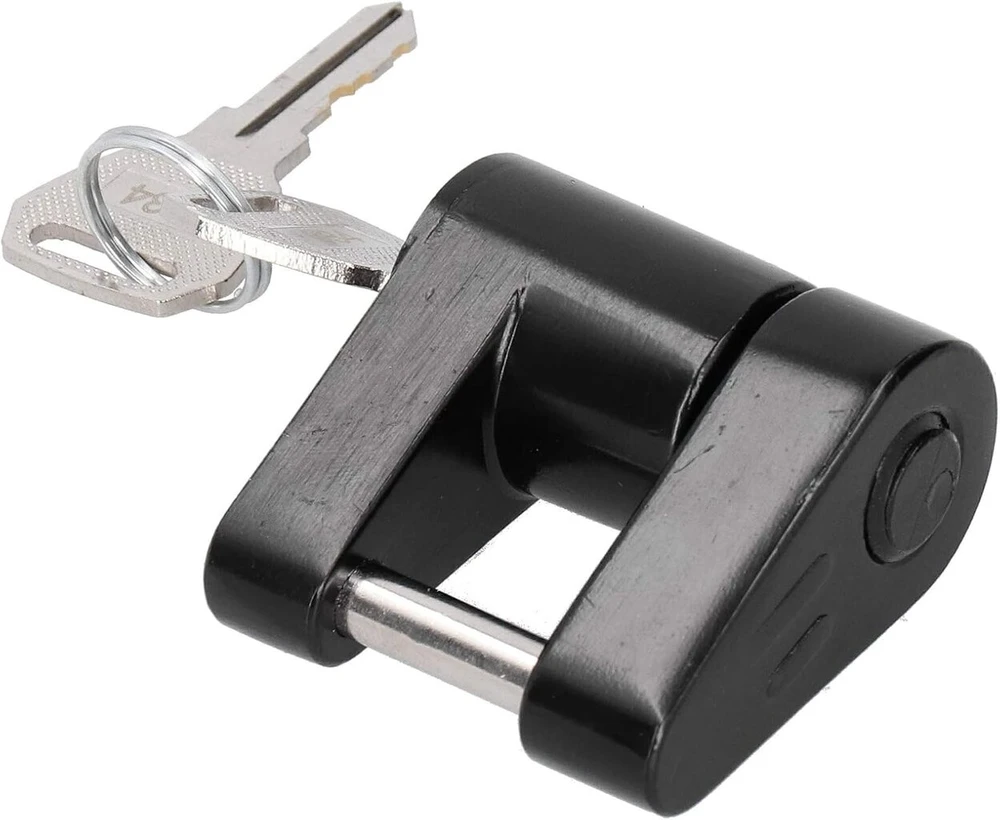Priekabos kablio užraktas – R Lock, priekabos kablio užraktas, 1/4 colio kablio užraktas, apsauginis užraktas, priekabos kablio priedai vilkikams, Rv automobiliams