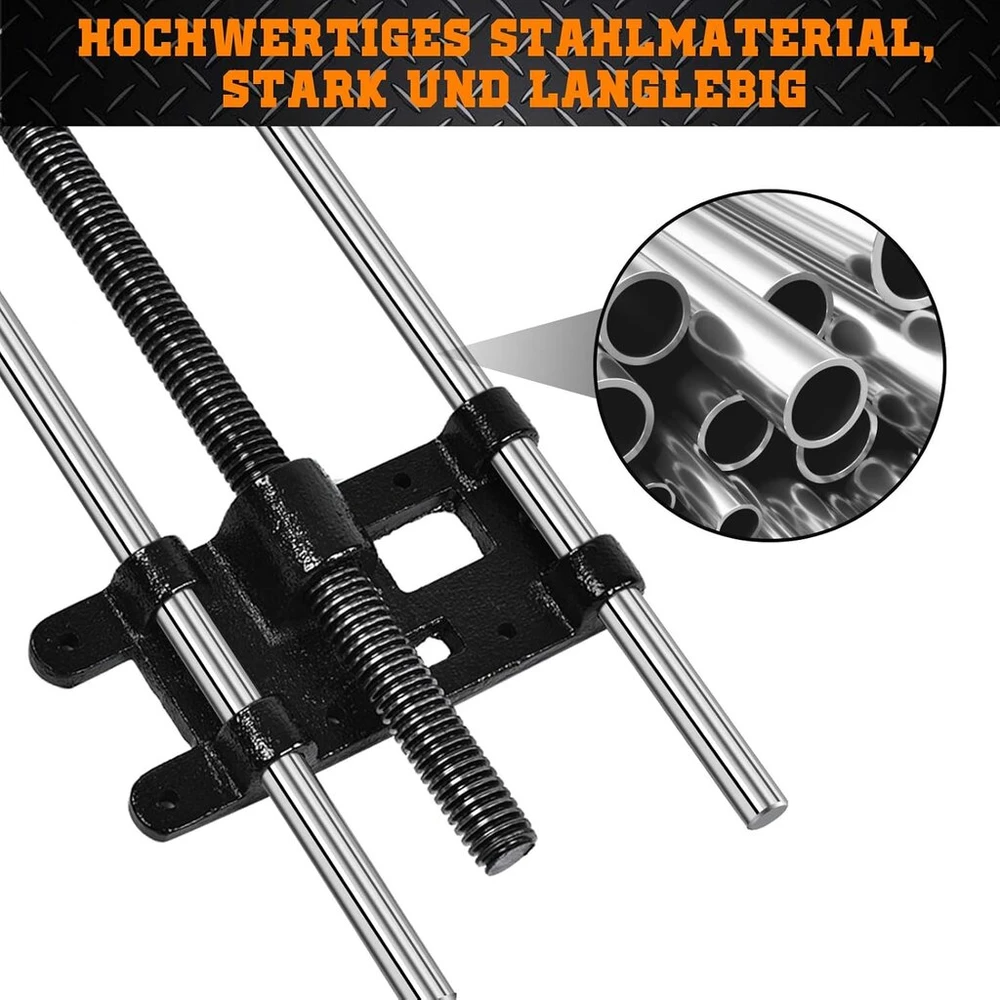 Priekinės replės obliavimo stalui, medienos spaustuvas dailidžių darbams, dailidžių spaustuvas 266 mm 10.5 colio metalinis spaustuvas medienos apdirbimui, mechanikos inžinerijai ir suvirinimui