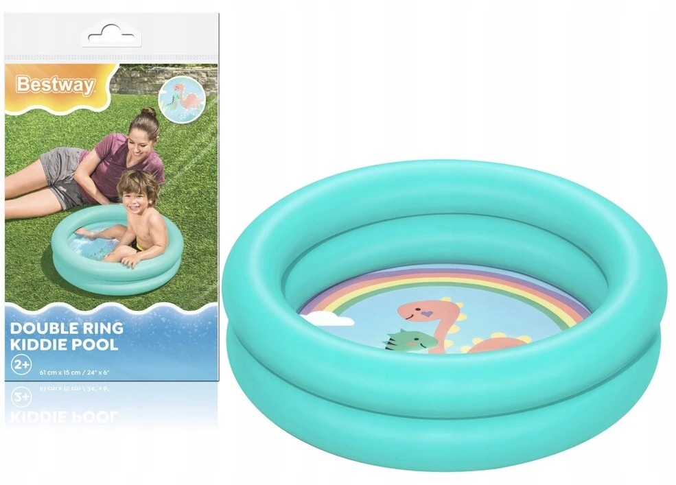 Pripučiamas baseinas vaikams 61x15cm + lopas 51061 Bestway