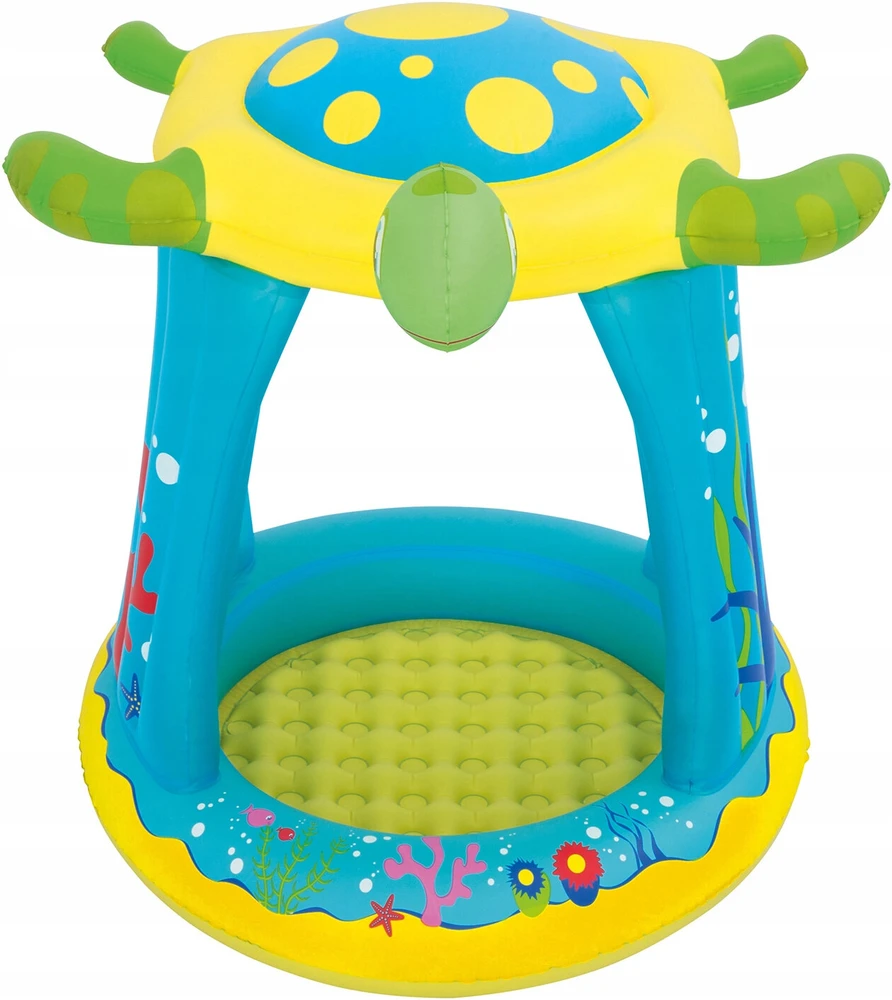 Pripučiamas baseinas vaikams VĖŽLYS 109x96cm | BESTWAY Turtle Totz 52219