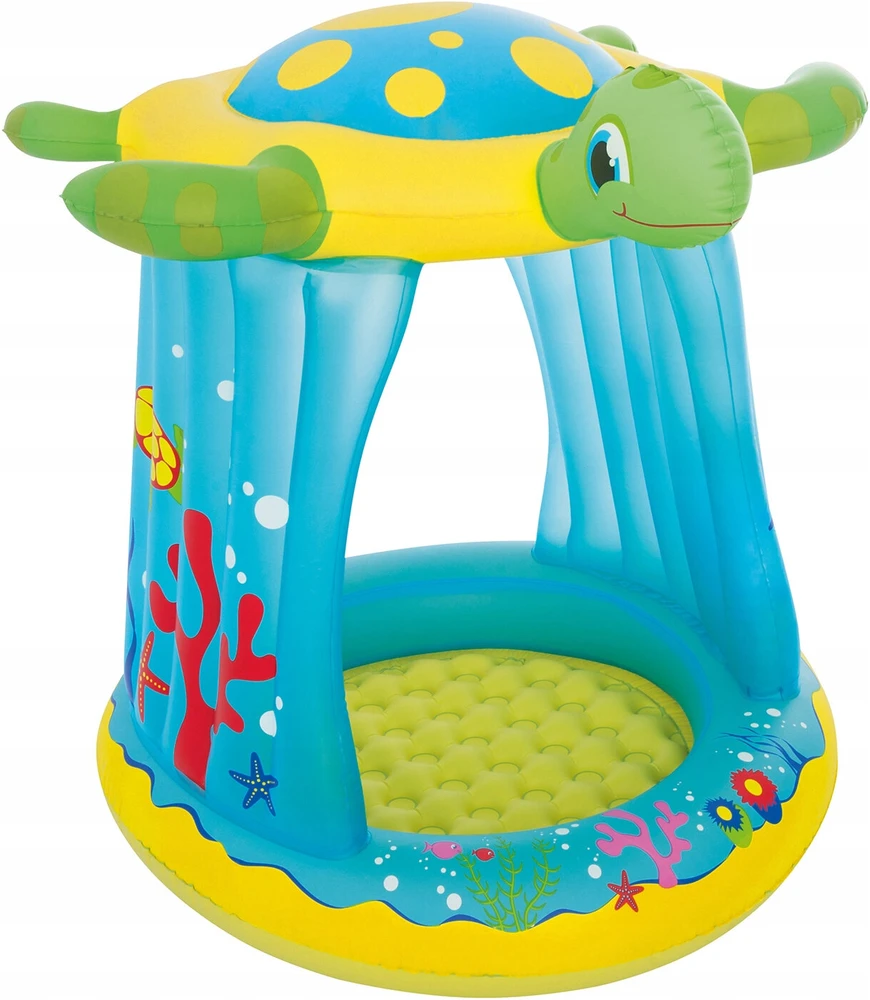 Pripučiamas baseinas vaikams VĖŽLYS 109x96cm | BESTWAY Turtle Totz 52219