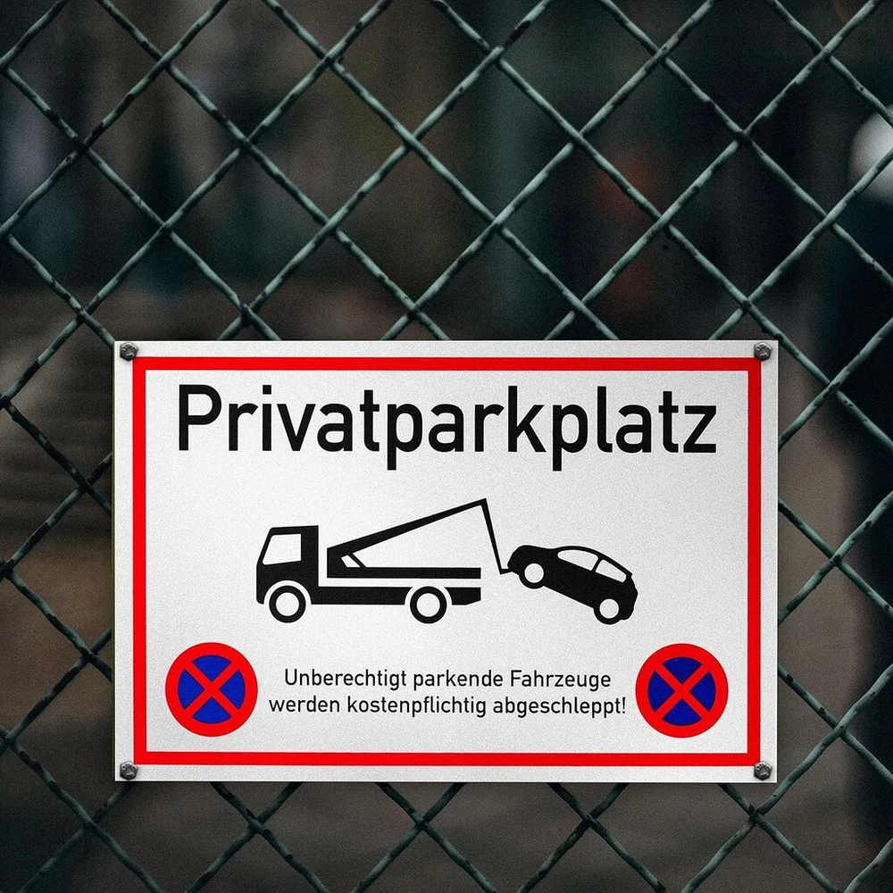 Privačios aikštelės ženklas 1 vnt. 30 x 20 cm 2,7 mm storio Pvc ženklas su išgręžtomis skylėmis. Draudžiamas parkavimas vidaus ir lauko naudojimui. Parkavimo draudimo ženklas privati nuosavybė garažo stulpas