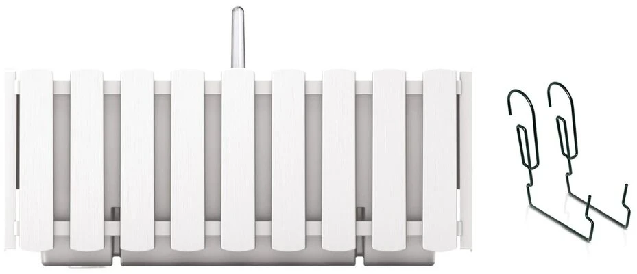 Prosperplast Balkoninė gėlių dėžė Fencycase 600w su laikikliais
