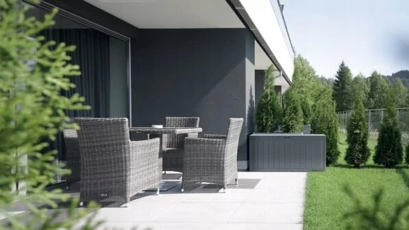 Prosperplast Sodo dėžė balkono dėžė daiktadėžė įrankiams terasa