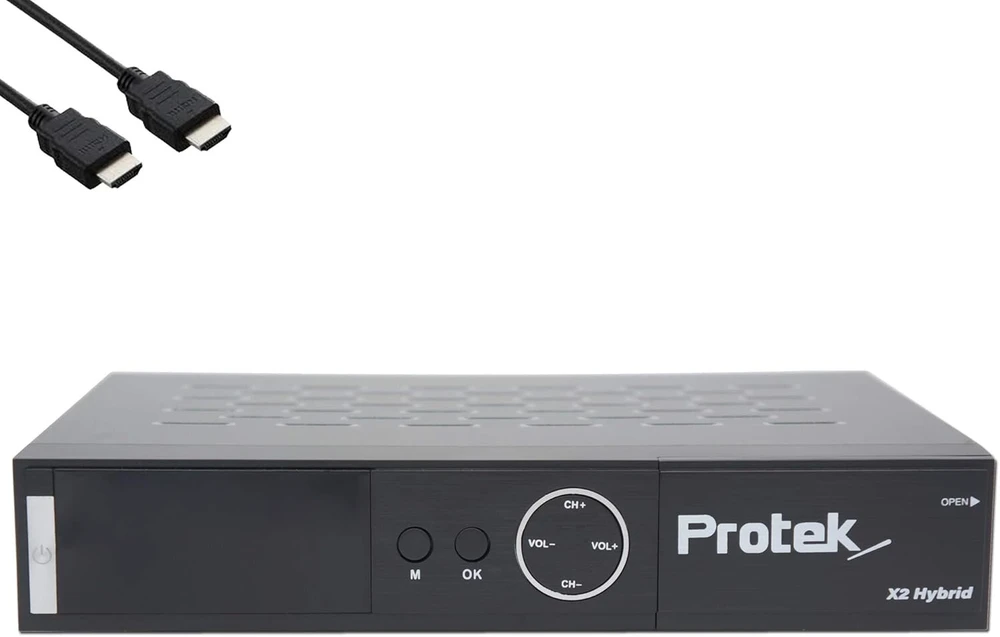 Protek X2 Combo 4k - Uhd Hdr Dvb-s2 & Dvb-c/t2, Openatv E2 Linux Sat & Cable / T2 imtuvas, Smart Tv Box, Youtube, įrašymo funkcija, kortelių skaitytuvas, Media Player, Usb 3.0 + Wifi & Easymouse Hdmi kabelis