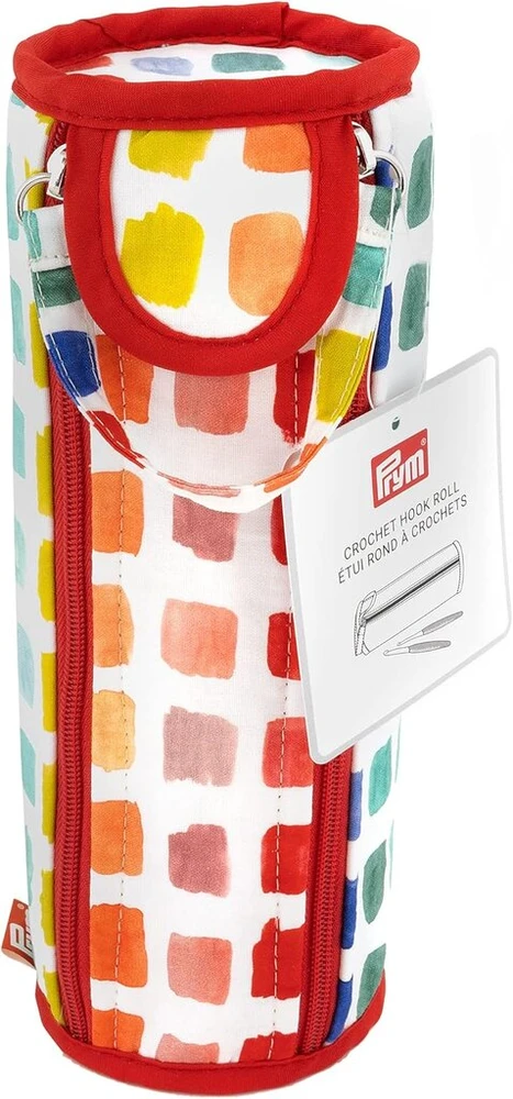 Prym 57251 nėrimo vąšelių dėklas ir organizatorius, vaivorykštės spalvų dėžutė nėrimo vąšeliams, tekstilė, rainbow bacon