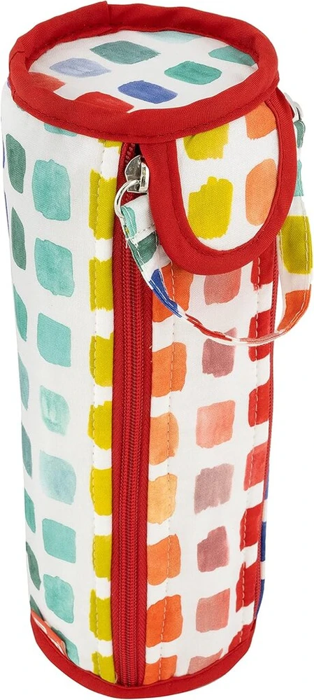 Prym 57251 nėrimo vąšelių dėklas ir organizatorius, vaivorykštės spalvų dėžutė nėrimo vąšeliams, tekstilė, rainbow bacon