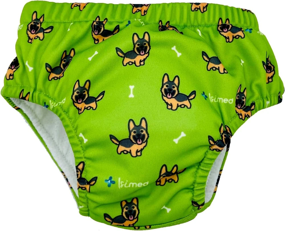 Pss! Maudymosi sauskelnės kūdikiams, mergaitėms, žalias "bubi" L