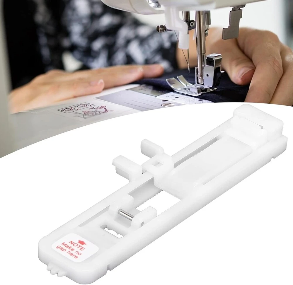 Pssopp plastikinė kilpinė pėdelė automatiniam sagos kilpos apsiuvimui, priedo pakeitimas