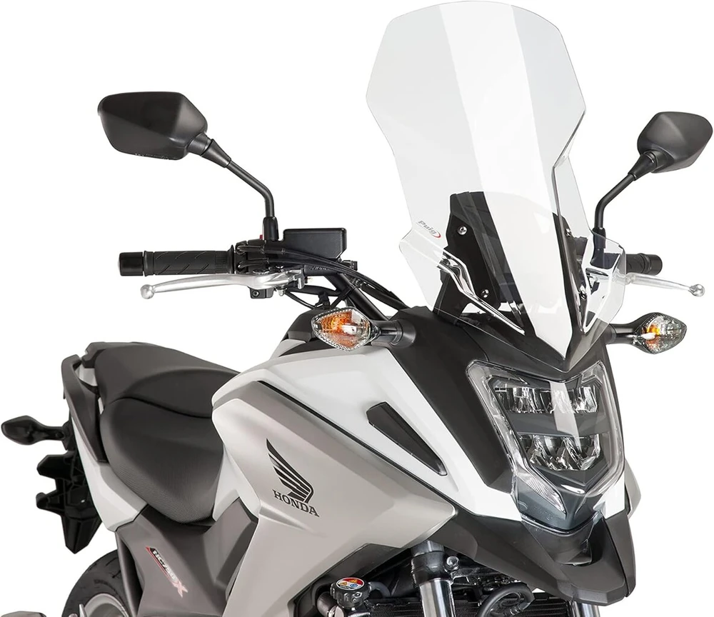 Puig 8910w Touring skaidrus stiklas