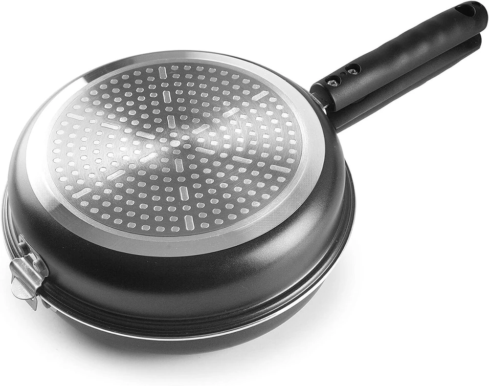 Puiki tortilijų keptuvė Kitchen Pan raukšlių užlenkimas Nauja keptuvė Nelipni, tinkama indukcinėms viryklėms Maža 14 cm skersmens