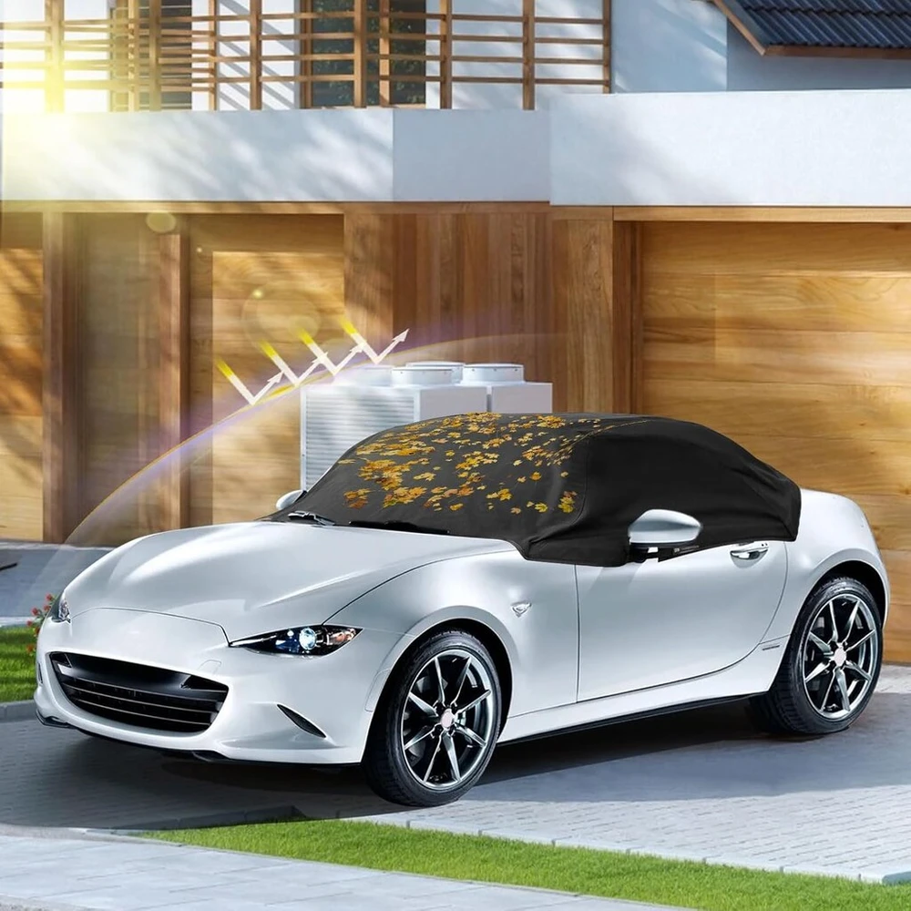Pusiau uždangalas automobiliui Mazda Mx-5 Mk4 2015-2024, 420d Oxford vandeniui atsparus uždangalas, apsauga nuo Uv spindulių, apsauga nuo dulkių, saulės, ledo, šalčio ir sniego, skirtas 2015-2024 Nd, 2018-2024 Nd2