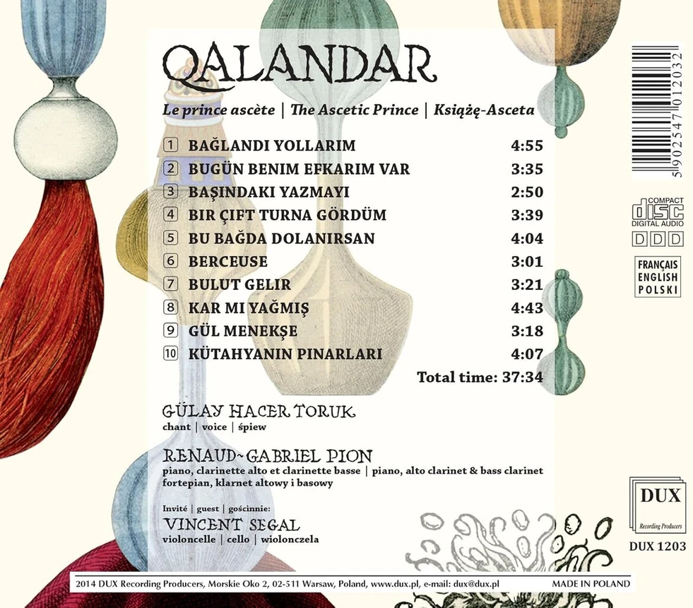 Vinilinė plokštelė Qalandar - asketiškasis princas