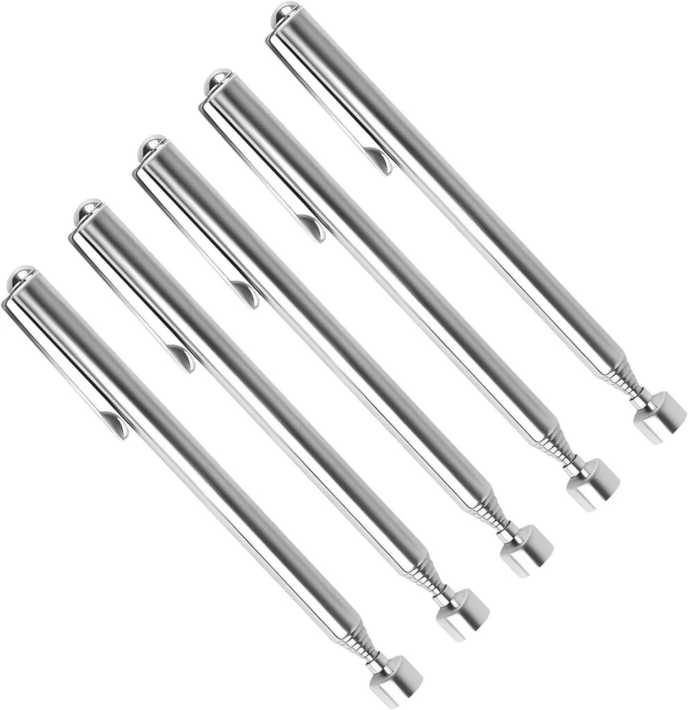 Qobobo teleskopinis magnetinis įrankis iki 64 cm varžtams, veržlėms, raktams, metalinėms dalims paimti, 5 vnt.