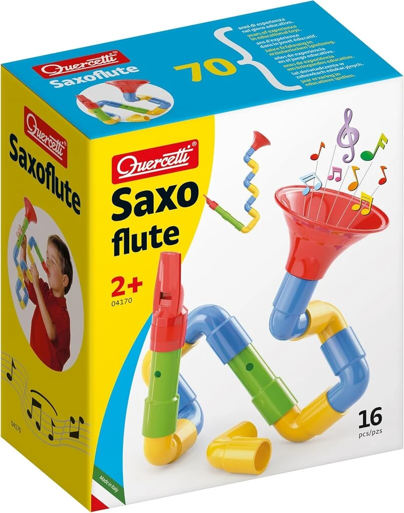 Muzikinis centras Quercetti Q4170 Saxoflute muzikinė žaislinė fleita