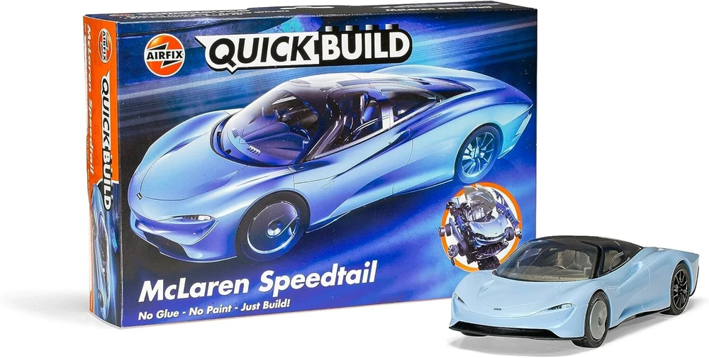 Quickbuild Mclaren Speedtail modelio rinkinys