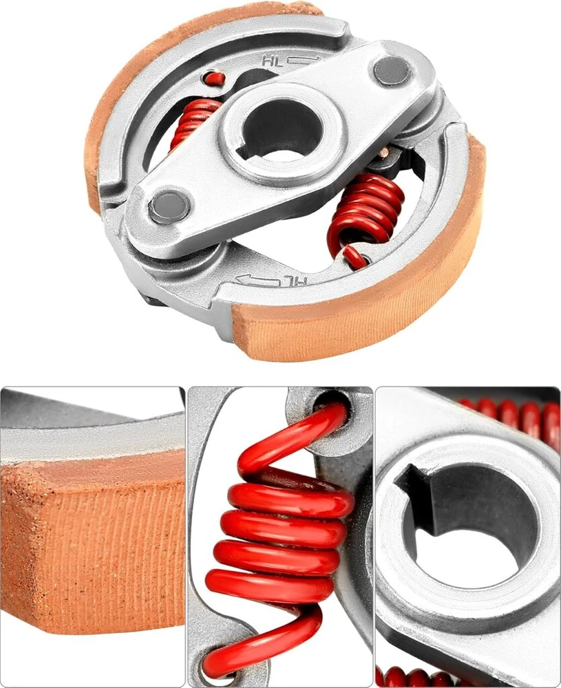 Qwork® Motociklo lenktyninė sankaba 2 taktų 43cc 47cc 49cc Cag Mat1 Mat2 mini pocket bike moto Atv quad