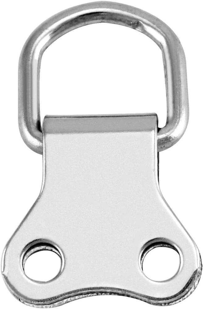 Qwork rinkinys, 30 D formos žiedų pakabinimo kabliukų paveikslų rėmams su varžtais nuotraukų rėmelių pakabinimui ant sienos, "pasidaryk pats"