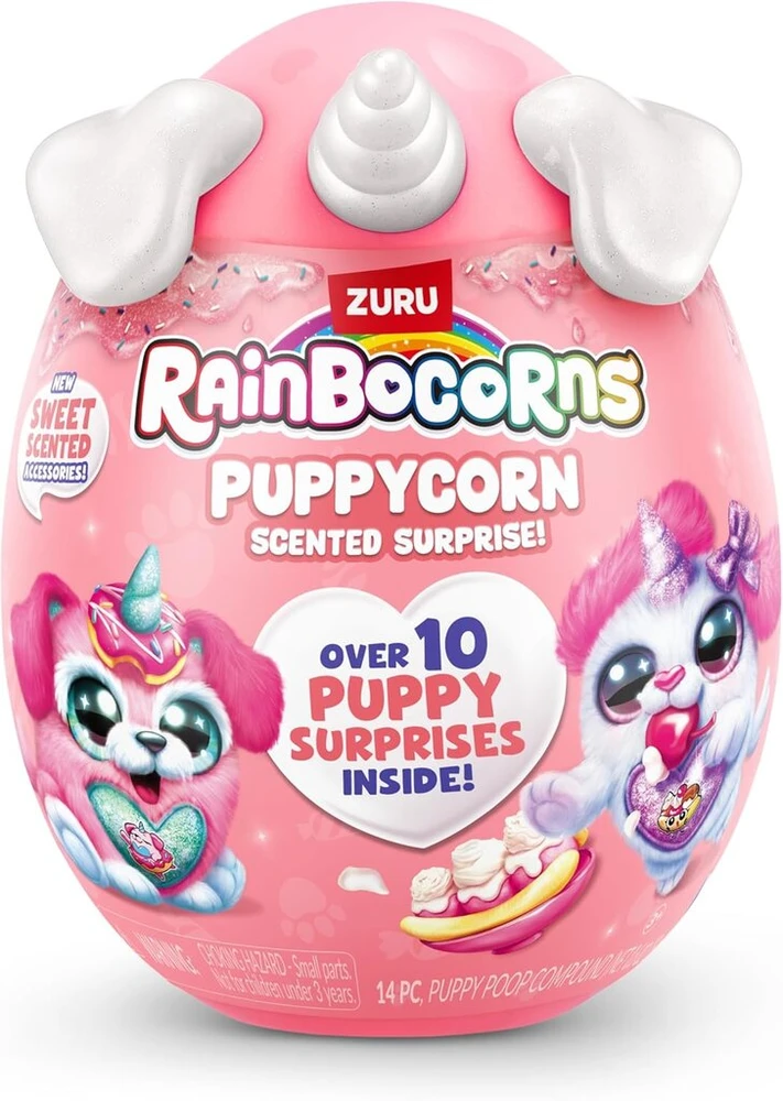 Rainbocorns Zuru Puppycorn Scent Surprise, rudas dalmatinas, pagal Zuru (rudas dalmatinas)