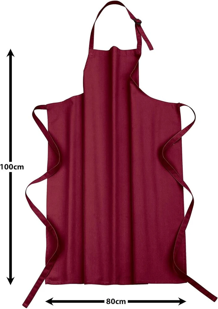 Rankšluostis Demermo Premium reguliuojama prijuostė su seilinuku 100 cm x 80 cm (i x P), aukštos kokybės profesionali prijuostė vyrams ir moterims, inovatyvus medvilnės ir poliesterio mišinys