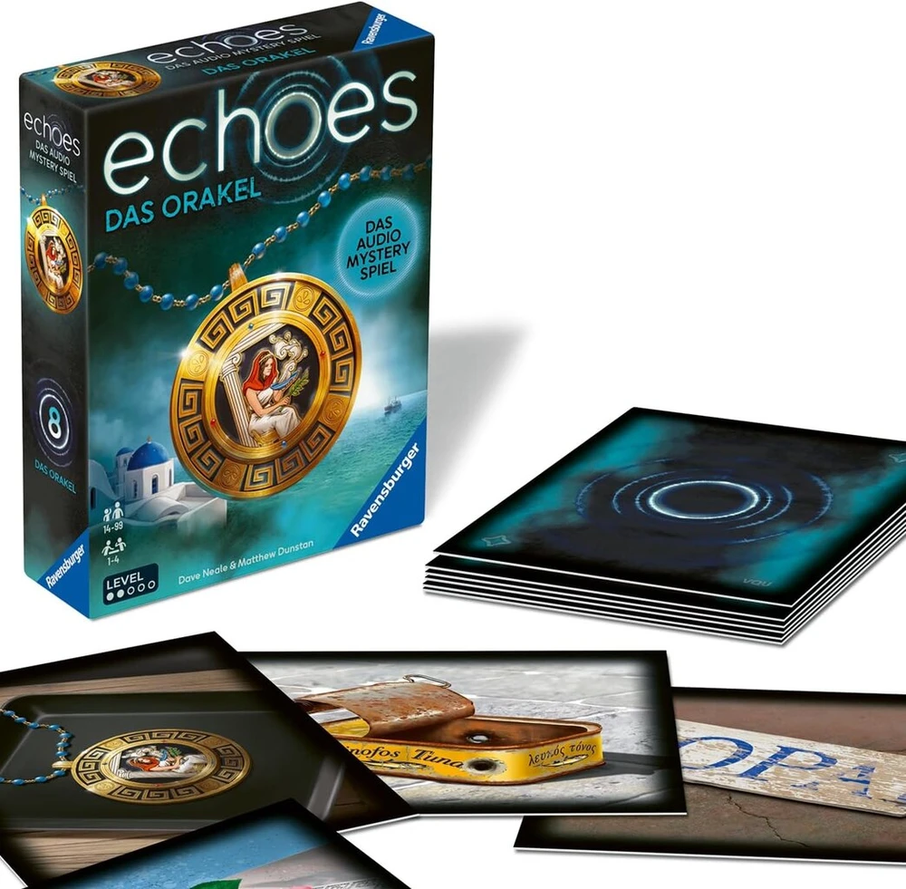 Ravensburger 22452 Echoes The Oracle – garso paslapčių žaidimas nuo 14 metų, nuotykių žaidimas
