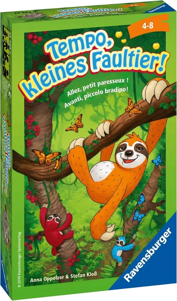 Ravensburger 23463 žaidimas „tempo, kleines Faultier“, vokiška versija