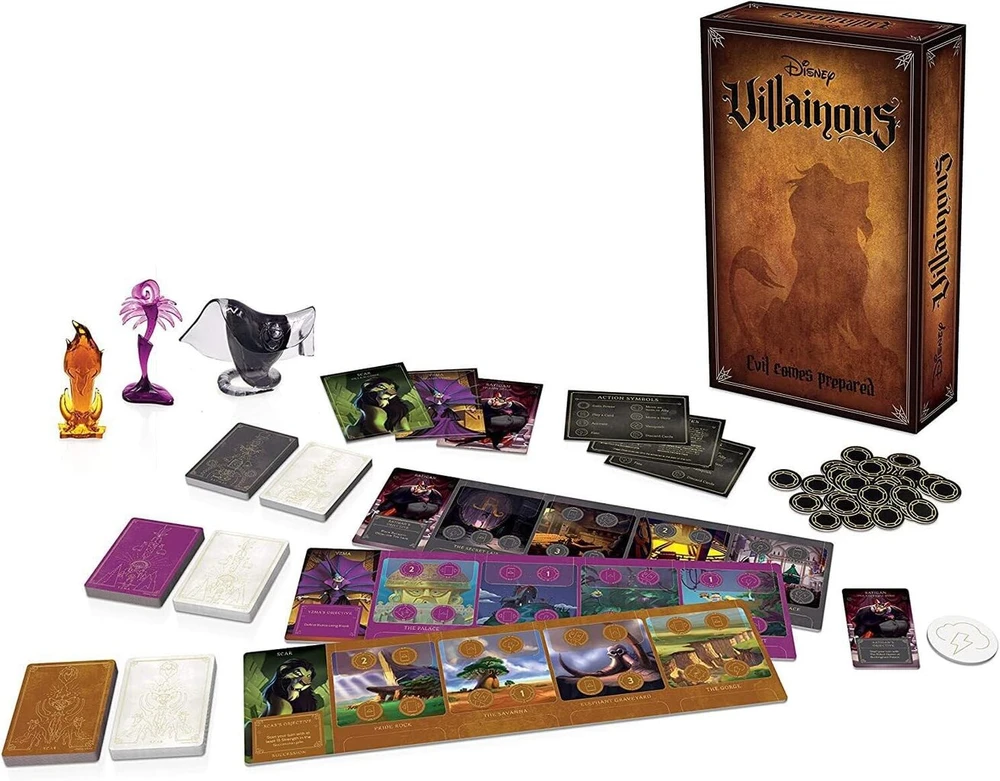 Ravensburger 26291 Disney Evil Comes (anglų kalba) - strateginis žaidimas suaugusiems ir vaikams nuo 10 metų - atskiras arba Villainous stalo žaidimo papildymas (anglų kalba)