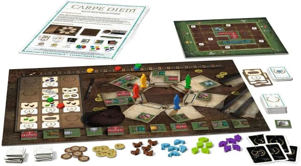 Ravensburger 26926 Carpe Diem, dėlionės žaidimas 2-4 žaidėjams nuo 10 metų, strateginis žaidimas, Alea Games, žaidimų serija