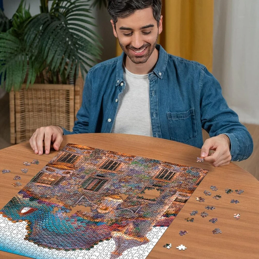 Ravensburger 2d dėlionė 1000 dalių: Casa Batlló, Barselona, naujas dizainas