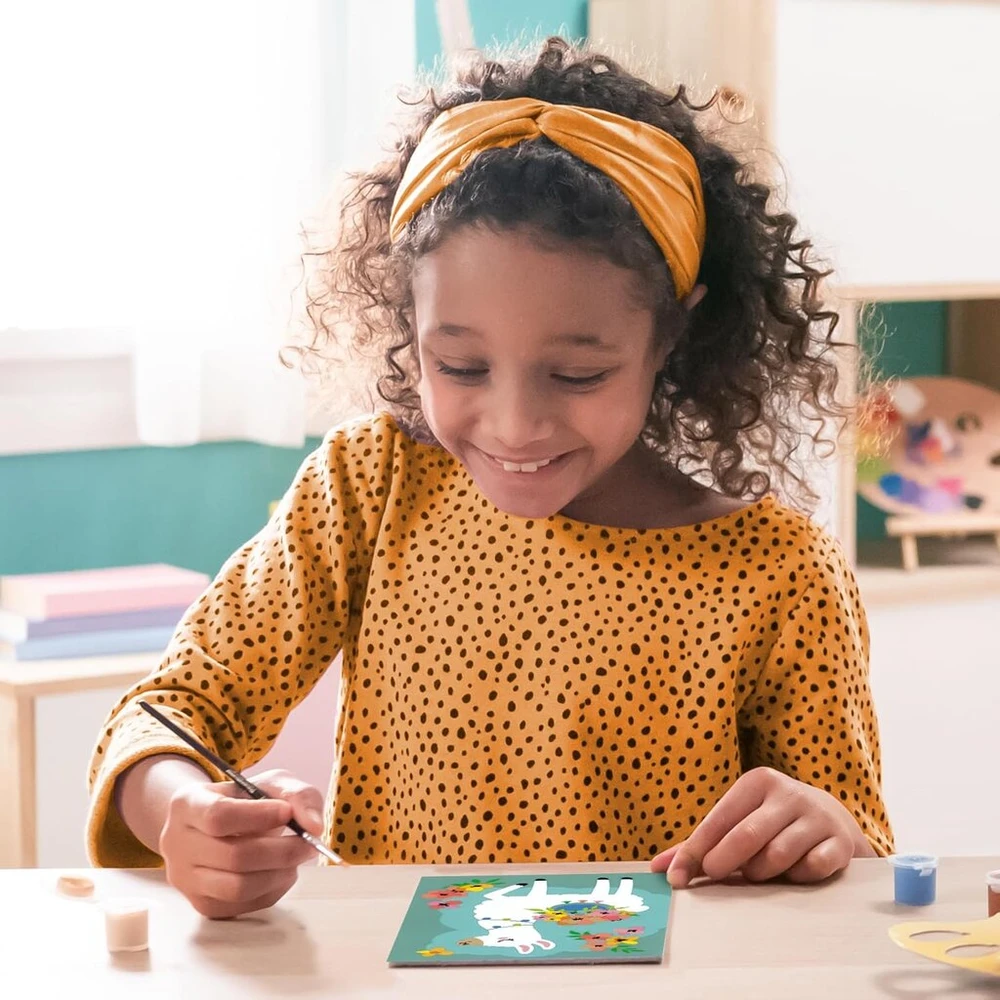 Ravensburger Creart 20296 No Probllama piešimas pagal skaičius lama vaikams nuo 7 metų, piešimo rinkinys su rėmeliu, teptuku ir akriliniais dažais, dovana mergaitėms ir berniukams
