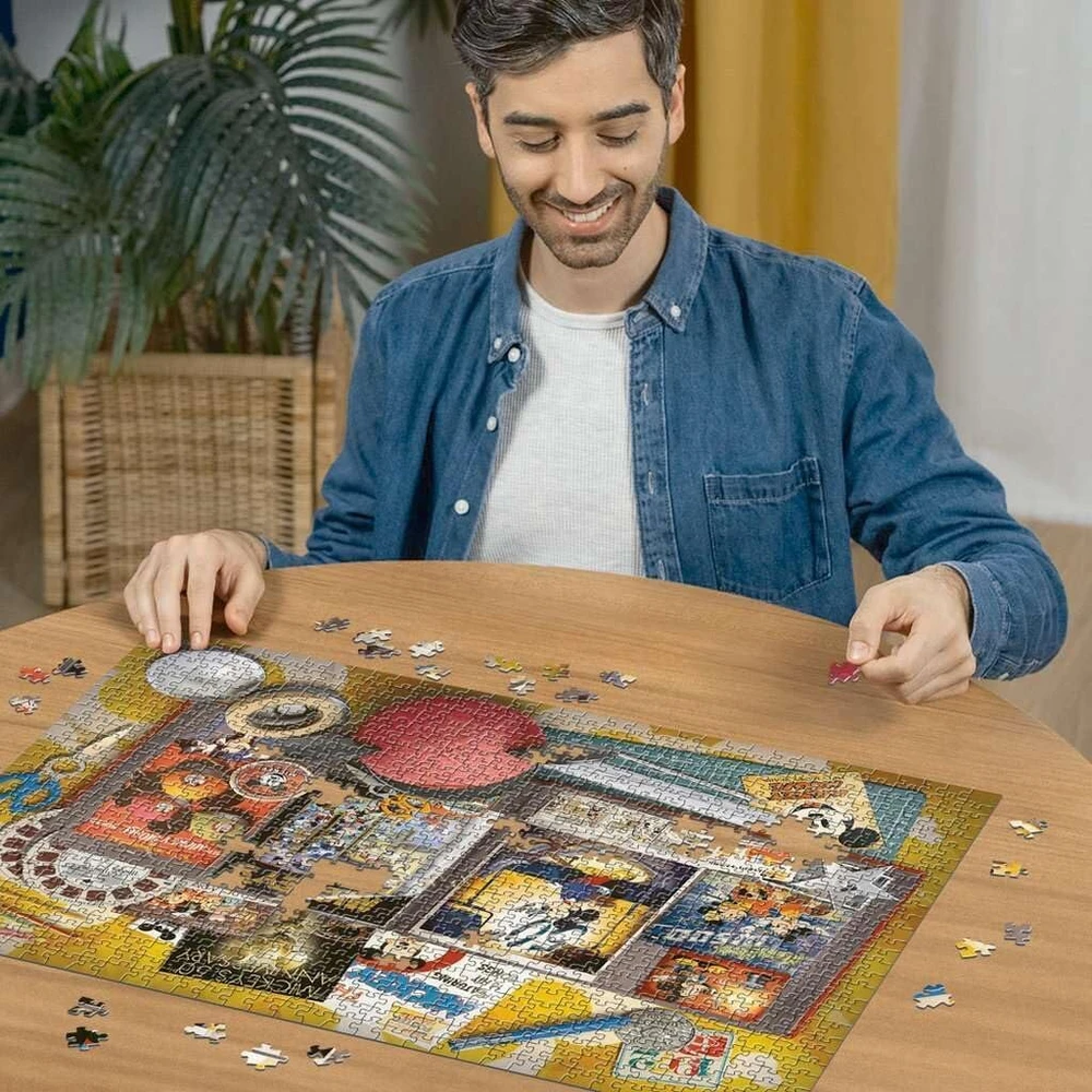 Ravensburger Dėlionė 12000843-1970 Mickey Moments - 1000 detalių Disney dėlionė suaugusiems ir vaikams nuo 14 metų