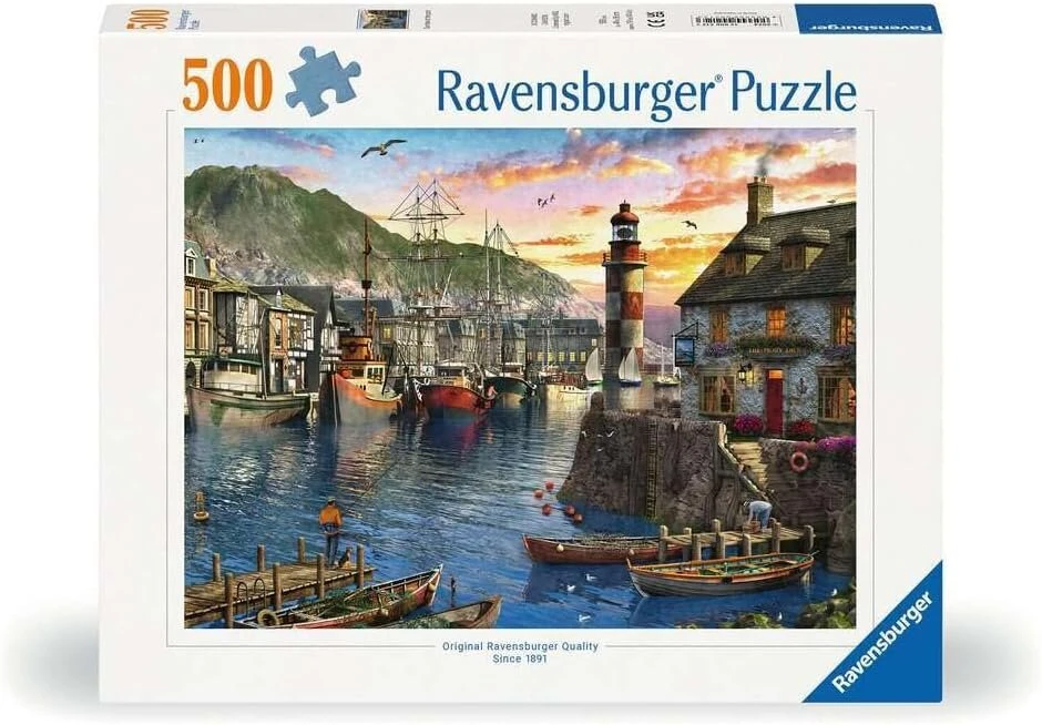 Ravensburger Dėlionė 500 Detalių - "ryte Uoste"
