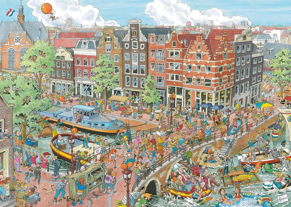 Ravensburger Dėlionė Amsterdam 1000 detalių