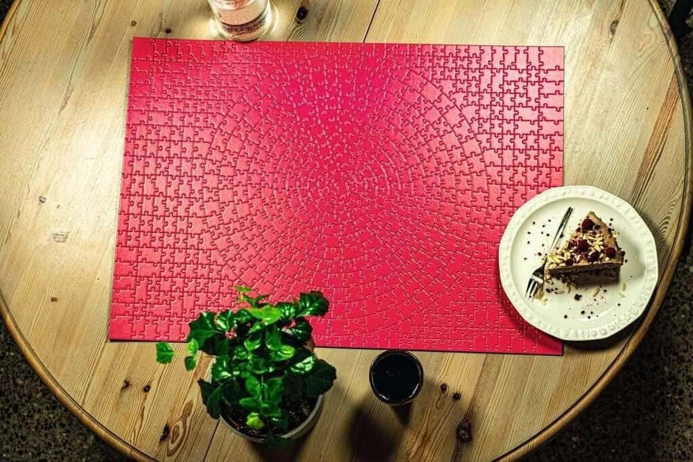 Ravensburger Krypt Dėlionė, 654 Detalės, Rožinė