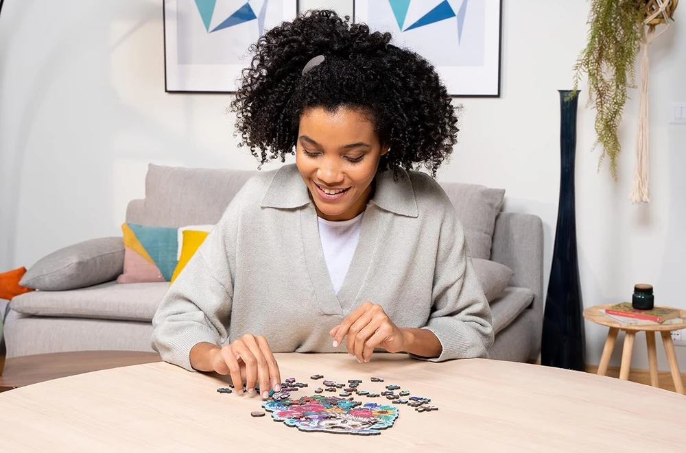 Ravensburger Medinis Dėlionė Paslaptinga Pelėda 150 Detalių