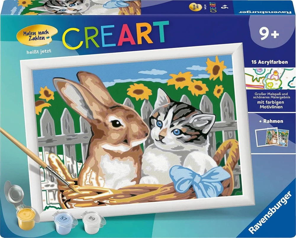 Ravensburger Piešimas pagal skaičius 28465 Delfinas, Mieli draugai, -
