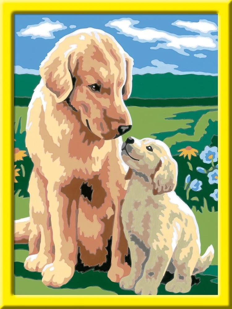 Ravensburger Piešimas pagal skaičius 28465 Delfinas, Motinos meilė, -
