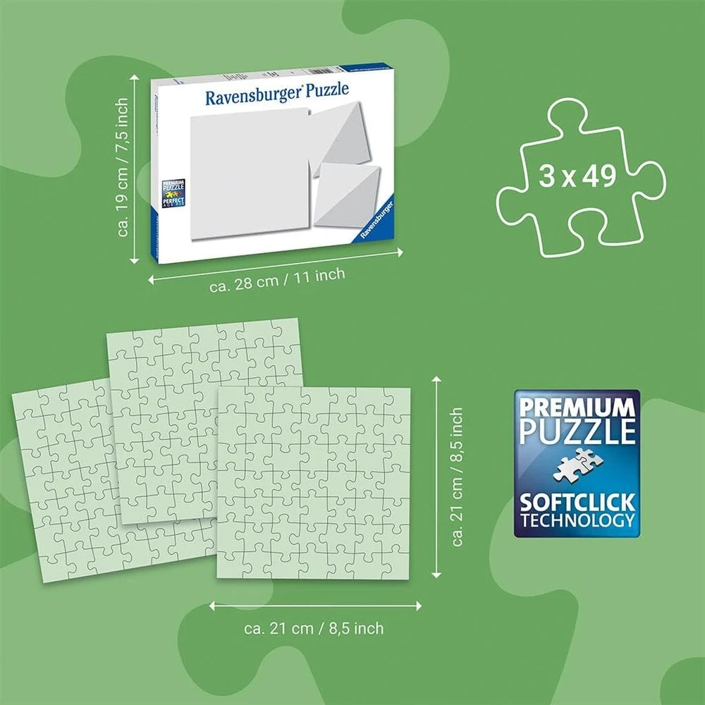 Ravensburger "pokémon" Dėlionės Vaikams (3 x 49 Detalės)
