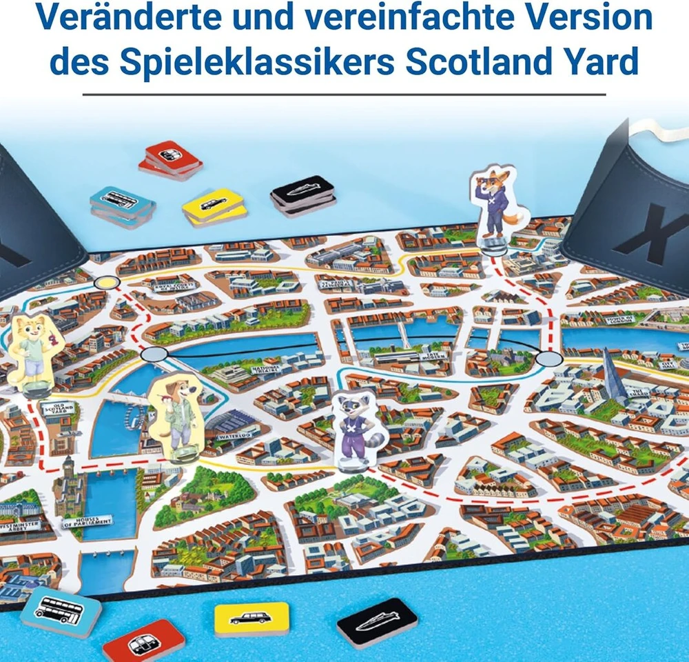 Ravensburger Scotland Yard Junior stalo žaidimas vaikams nuo 6 metų