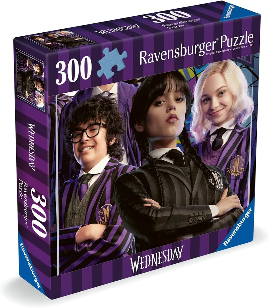 Ravensburger Suaugusiųjų dėlionė 300 detalių - Wednesday - Atskalūnai yra madingi