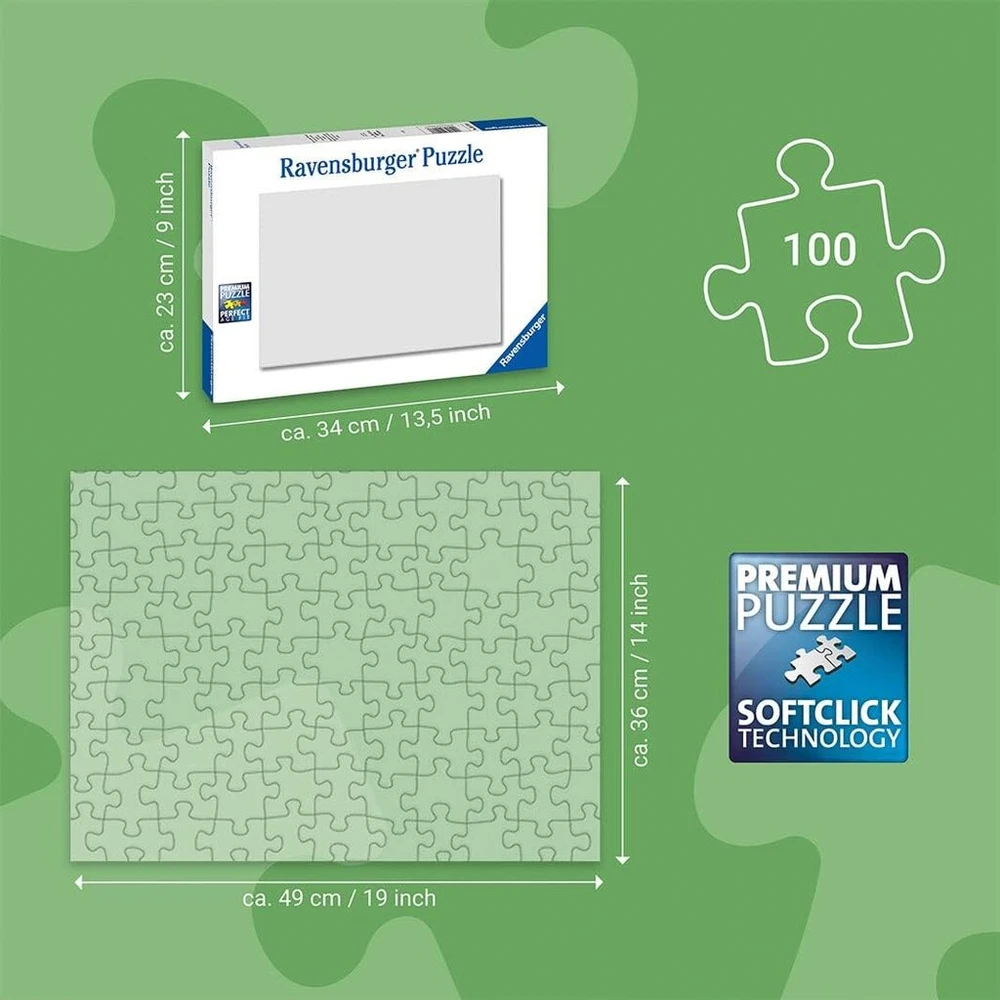 Ravensburger vaikiškos dėlionės 13333 Monster Minecraft 100 dalių Xxl Minecraft dėlionė vaikams nuo 6 metų