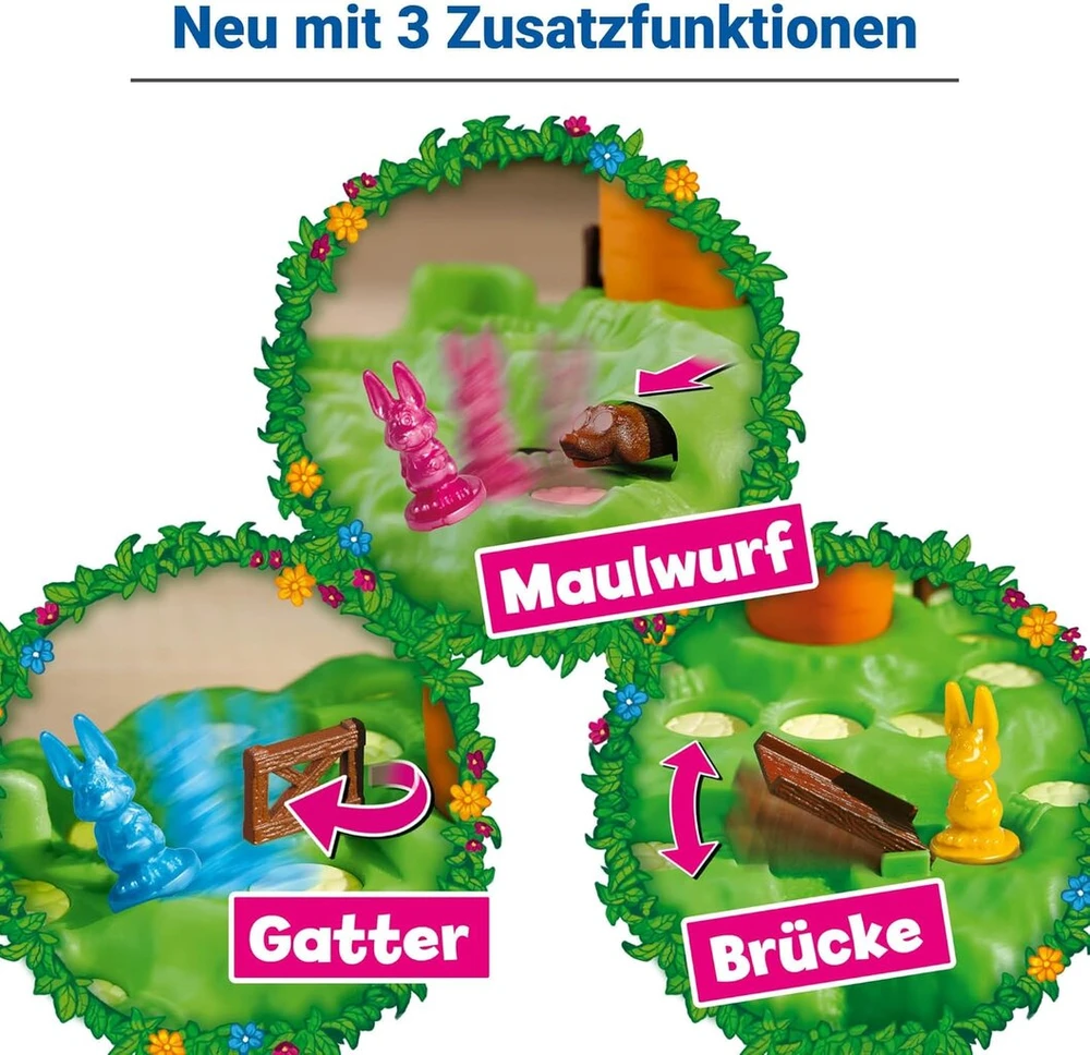 Ravensburger Vaikų Žaidimai Lotti Karotti 22343 Lenktynių Žaidimas 2–4 Žaidėjams nuo 4 Metų